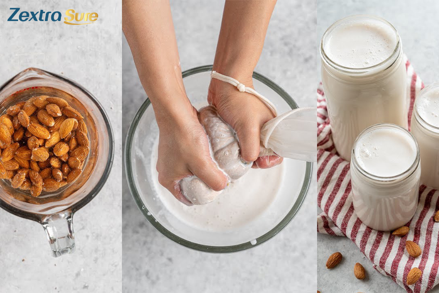 Homemade almond milk is low FODMAP with simple, natural ingredients